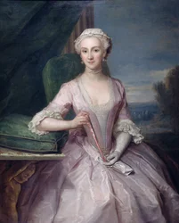 Porträt von Mrs. Shakespeare, 1739